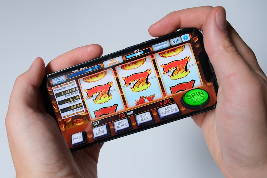 Bermain slot melalui ponsel sambil bersantai